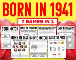 It's like the trivia that plays before the movie starts at the theater, but waaaaaaay longer. 80th Birthday Trivia Etsy