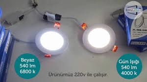 Led'ler ilk icat edildiği zamanlarda sadece gösterge ışığı olarak kullanılabilen, çok az. 6 Watt Siva Alti Led Panel Youtube