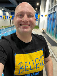 Thursday's swim is done, my Apple Watch lost 200 yards today.