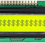 16 x 1 Character Dot Matrix LCD Module with Backlight, 64.0x13.8mm Viewing  Area (JHD161A)