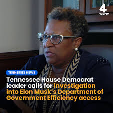 TN House Dem leader Karen Camper says the department has gained access to  critical Treasury Department payment systems and the Office of Personnel  Management systems, and that DOGE aides have been bringing