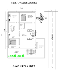 30 x 40 west face 2 bedroom house plans reviewed by awesome house plans on august 16, 2020 rating: 30 X50 Marvelous 2bhk West Facing House Plan As Per Vastu Shastra Autocad Dwg And Pdf File West Facing House Little House Plans Beautiful House Plans