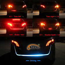 Okeen Led Trunk Light Strip Red Turn Signals Flowing Led Rear Lights Car Braking Light For Bmw Car Styling Daytime Runnin Running Lights Car Led Strip Lighting