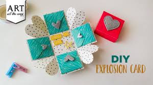 Update of may 2020 collection. Diy Explosion Card Pop Up Card Ideas Greeting Cards Simple Handmade Cards Creative Cards Youtube