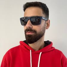 Oculos Solar Hb Floyd 10100460699001 Azul Fosco Lente Cinza Azul