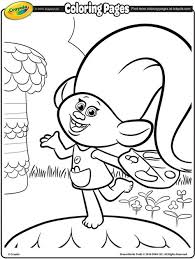 Make a coloring book with troll papa for one click. Trolls Coloring Pages