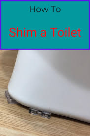 How To Shim A Wobbly Toilet In 2020 Leaking Toilet Toilet New Toilet