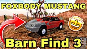 Use the red road that cuts the hill in half to access the barn. Offroad Outlaws Barn Find 3 Foxbody Mustang Youtube