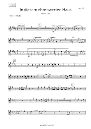 Immer wieder geht die sonne auf #11. Bigbandnoten In Diesem Ehrenwerten Haus Hkmusic