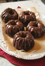 Prepare chocolate creme cake base according to bag directions. Mini Chocolate Bundt Cake Recipe Mini Chocolate Bundt Cake Recipe Chocolate Bundt Cake Desserts