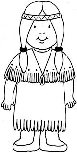 Native american coloring pages for preschoolers. Free Printable Thanksgiving Indian Colouring Pages For Preschool Coloring Books Coloring Pages Coloring Pages For Boys