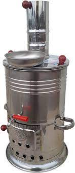 Amazon Com Samovar Boat Camping Tent Caravan Turkish Tea Kettle 4 Ltr 150 Oz Hot Water Heater Wood Stove Camping Hiking Hunting Bbq Eco Friendly Home Kitchen