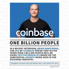 Jim cramer appeared on cnbc's market alert wednesday morning to weigh in on coinbase global, inc. Coinbase Ceo Brian Armstrong Said That The Number Of People Involved In The Crypto Ecosystem Could Reach 1 Billion In The Next Five Years Cryptocurrency