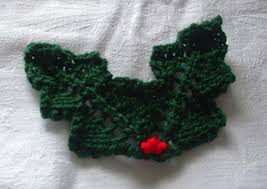 ravelry knitted holly leaves pattern by lesley arnold hopkins