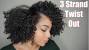 Two Strand Twist Out On Short Natural Hair