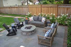 Incorporating a bluestone fire pit into the patio, for example, can be a great feature for the outdoors in autumn. Reclaimed Pavers Bluestone Patio Stone Fire Pit Evanston Il Northbrook Decks Pergolas Stone Paver Patios