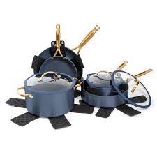Thyme Table Kitchen Item Walmart Com Ceramic Cookware Set Cookware Set Pots And Pans Sets