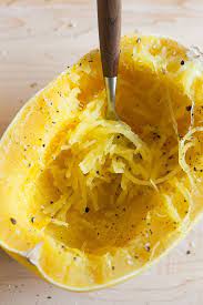 How To Cook Spaghetti Squash In The Microwave Ready In 20 Minutes Recipe Recipes Vegetarian Slow Cooker Recipes Cooking