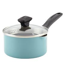The stainless steel saucepan is oven safe to 350 degrees fahrenheit and dishwasher safe. Farberware Dishwasher Safe Aluminum Nonstick Straining Saucepan With Pour Spouts And Lid 1 Quart Reviews Wayfair