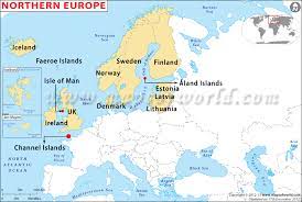The united kingdom is made up of england, wales, scotland, and northern ireland. Northern Europe Map Europe Map Northern Europe Europe