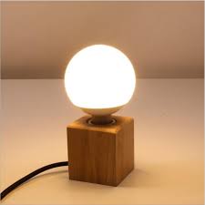 By simple designs (49) 13.85 in. Simple Art Solid Wood Small Desk Lamps Fashion E27 Bulb Led Desk Lamps Bedroom Study Decoration Art Lamps Z50 Desk Lamps Aliexpress