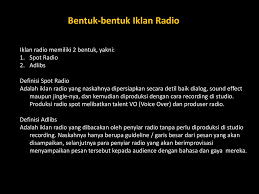 Iklan televisi sangat menarik karena merupakan kombinasi. Merencanakan Kampanye Iklan Radio Ppt Download