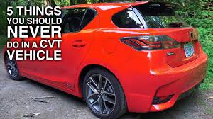 This page is about the various possible meanings of the acronym, abbreviation, shorthand or slang term: 5 Things You Should Never Do In A Cvt Vehicle Youtube