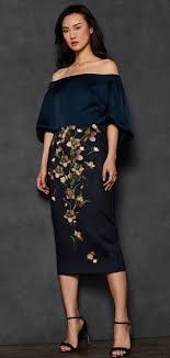 Cocktail Dresses Dresses Navy Midi Dress Fashion