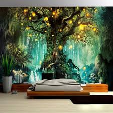 Your kids will love it. Photo Wallpaper 3d Romantic Fantasy Forest Tree Hand Painted Murals Living Room Tv Sofa Kids Bedroom Background Wall Paper Walls Wallpapers Aliexpress
