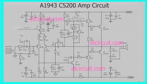 Amplifiers with 1000 watts or more. A1943 C5200 Power Amplifier Circuit Electronic Circuit