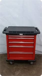 used 5 drawers tall tool utility cart
