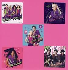 Zombie addison disney barbie doll ken cheerleader monster ever after high bratz. 10 Disney Zombies 2 Large Stickers Party Favors Zed Addison Willa Ebay