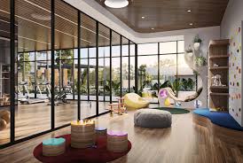 Basic model of an indoor jungle gym needs only 4' x 6' of floor space. Gym With Kids Room No 1 Grant Avenue Indulge Magazine