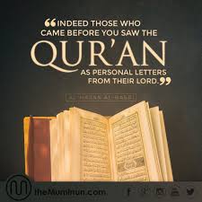 When he recited the glorious quran, he would weep until his tears flowed down his cheeks reflecting the extent to which he was deeply. Themuminun On Twitter Indeed Those Who Came Before You Saw The Qur An As Personal Letters From Their Lord Therefore They Would Ponder Over It By Night And Implement It By Day
