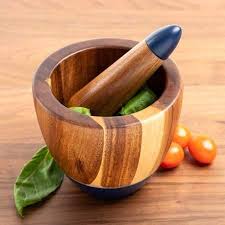 Thyme Table Mortar Pestle Acacia Walmart Com Mortar And Pestle Mortar Mortars And Pestles