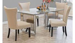 <p>if you are looking to decorate your dining space for a formal occasion, getting a mirrored dining table would indeed be a very good idea. Sophia Mirrored Dining Table Collection