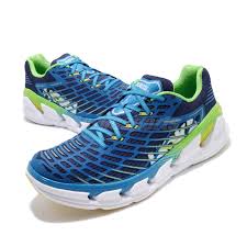 Details About Hoka One One Vanquish 3 Blue Green White Mens Running Shoes 1014791 Babp