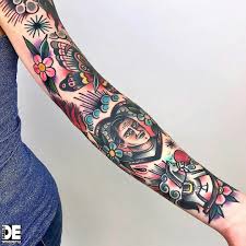 Pin By Lauren Hamilton On Tattoos Traditional Tattoo Sleeve Sleeve Tattoos Sleeve Tattoos For Women