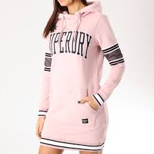 Superdry fusionne graphismes d'inspiration japonaise et style américain vintage. Superdry Robe Sweat Capuche Femme Beccy G80661br Rose Laboutiqueofficielle Com