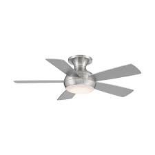 Flush mount white ceiling fan with light are not only efficient in blowing cool, relaxing air but are also very sturdy in nature explore the broad realm of. Odyssey Indoor And Outdoor 5 Blade Smart Compatible Flush Mount Ceiling Fan 44in With 3000k Led Light Kit And Remote Control Overstock 32755262