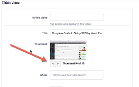 How to edit video on facebook. How To Change Use Facebook Video Thumbnail