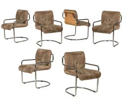 Pace Mariana Tucroma Chairs Set Of Six Greige Suede Inppt57s1 2200 Chair Set Dining Chairs Chair