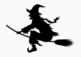 The file contains ai and pdf format. Hd Halloween Black Witch Silhouette Flying On A Broom Png Citypng