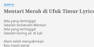 Album · 1987 · 10 songs. Mentari Merah Di Ufuk Timur Lyrics By Search Ada Yang Tertinggal Setelah