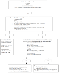 Intoxicated Child Adolescent Flow Chart