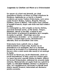 Stefan cel mare, aliat al turcilor în 1462. Legenda Lui Ètefan Cel Mare Èi A Vrancioaiei