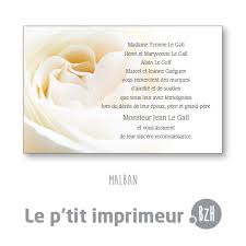Carte De Remerciements Malban Format 128 X 82 Mm Carte Remerciement Carte De Remerciement Deces Carte Deces