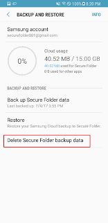 Back Up And Restore