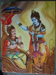 Krishna And Arjuna Paintings - Krishna and Arjuna Tanjore Painting ...