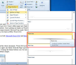 Go to header & footer > field. Insert Page Numbers In Word 2010 Document